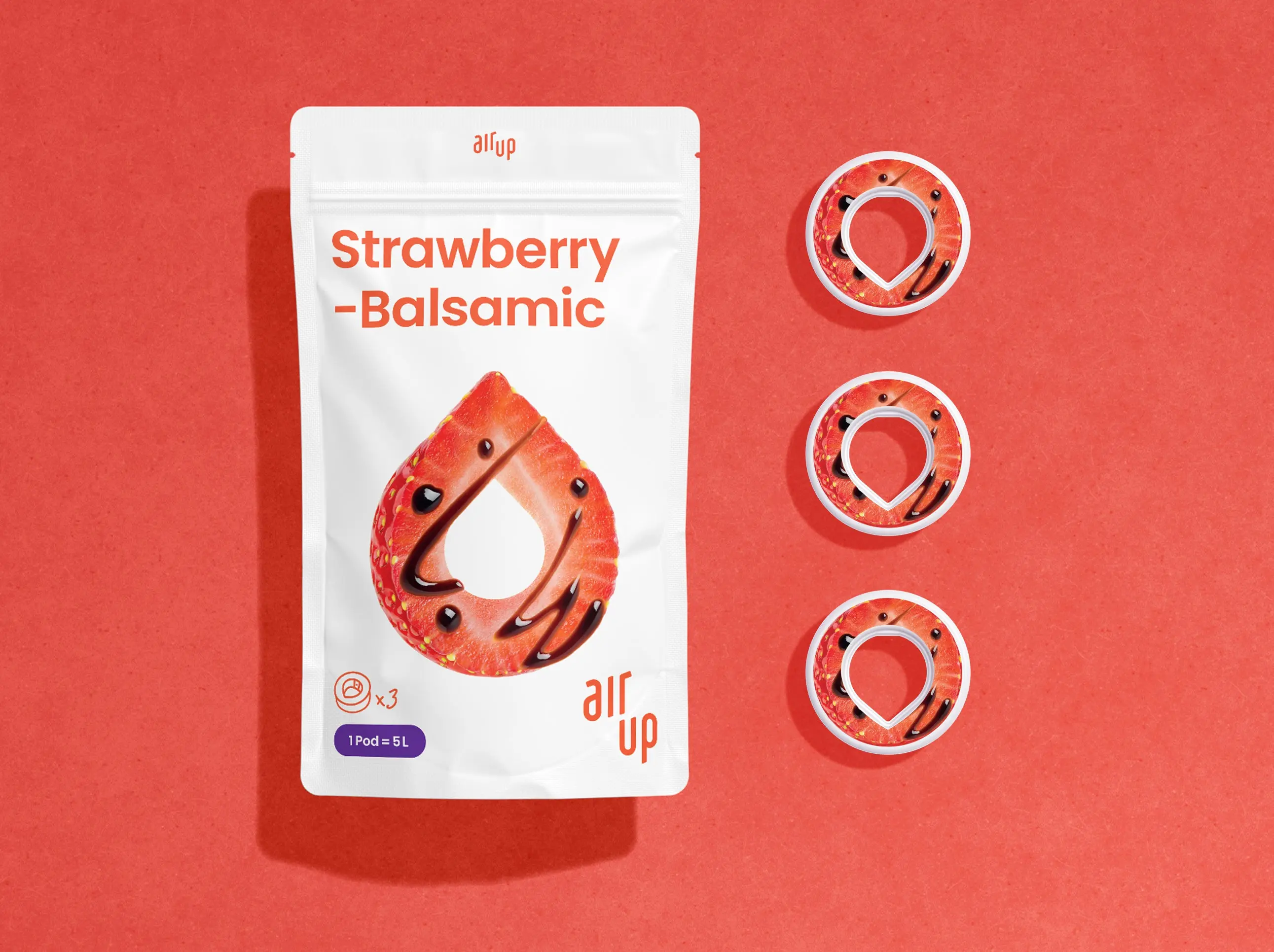 Strawberry-Balsamic Pods 